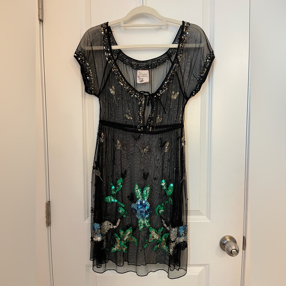 Free People Elephant Sequin Dress